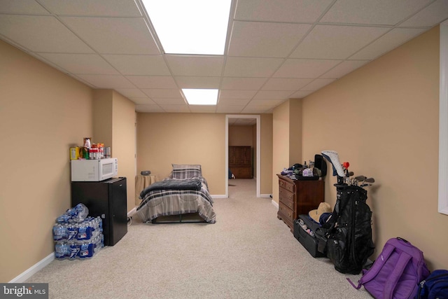 744 Pontzer Rd, Strasburg, VA 22657 - bedroom with carpet flooring and a paneled ceiling