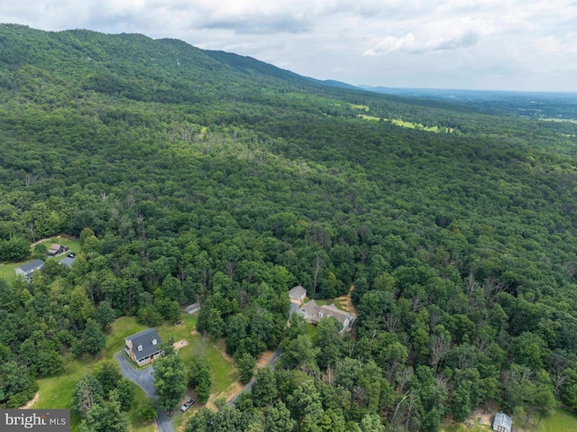 744 Pontzer Rd, Strasburg, VA 22657 - aerial view of property and surrounding area featuring a heavily wooded area