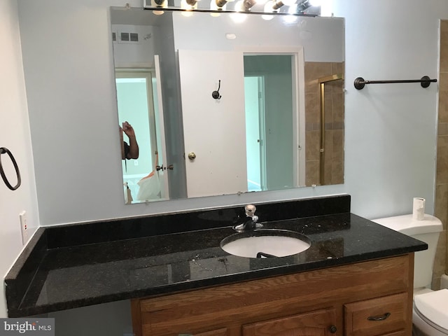 5823 Royal Ridge Dr Unit S, Springfield, VA 22152 - full bath with vanity and a shower with shower door