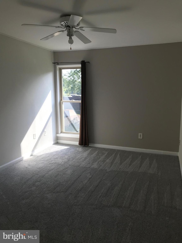 5823 Royal Ridge Dr Unit S, Springfield, VA 22152 - unfurnished room featuring carpet flooring and ceiling fan