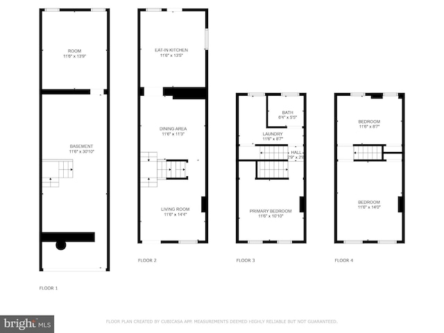 303 Lincoln Ave, Bristol, PA 19007 - view of floor plan / room layout