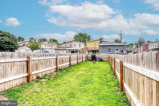 303 Lincoln Ave, Bristol, PA 19007 - fenced backyard featuring a residential view
