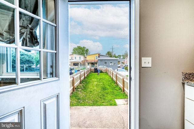 303 Lincoln Ave, Bristol, PA 19007 - doorway with carpet flooring