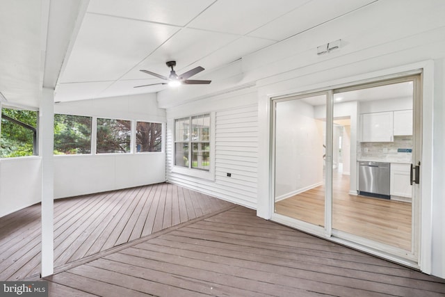 1544 Ingram Ter, Silver Spring, MD 20906 - wooden deck with ceiling fan