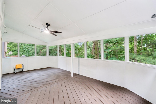 1544 Ingram Ter, Silver Spring, MD 20906 - unfurnished sunroom featuring a ceiling fan