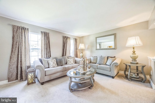 6 Spring Mill Ct, Sewell, NJ 08080 - living area featuring light colored carpet and baseboards