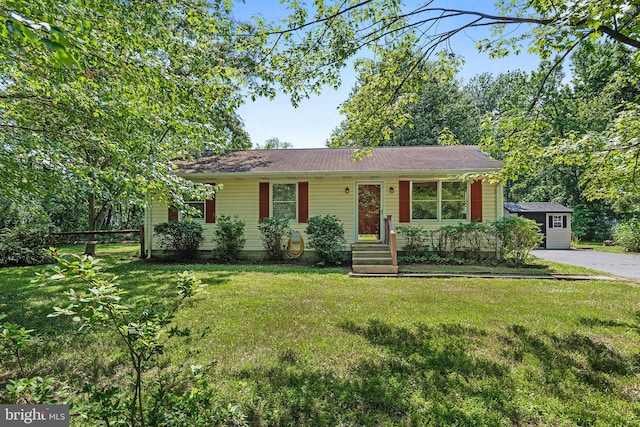 10624 Millbrook Dr, Chestertown, MD 21620 - ranch-style home featuring a front yard