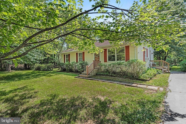 10624 Millbrook Dr, Chestertown, MD 21620 - view of front of home with a front yard