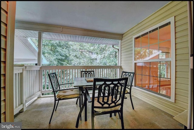 1517 Lincoln Way Unit 204, Mclean, VA 22102 - sunroom / solarium featuring outdoor dining space