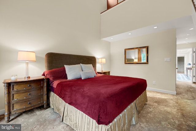 624 S Pitt St Unit 1/2, Alexandria, VA 22314 - bedroom with baseboards and recessed lighting