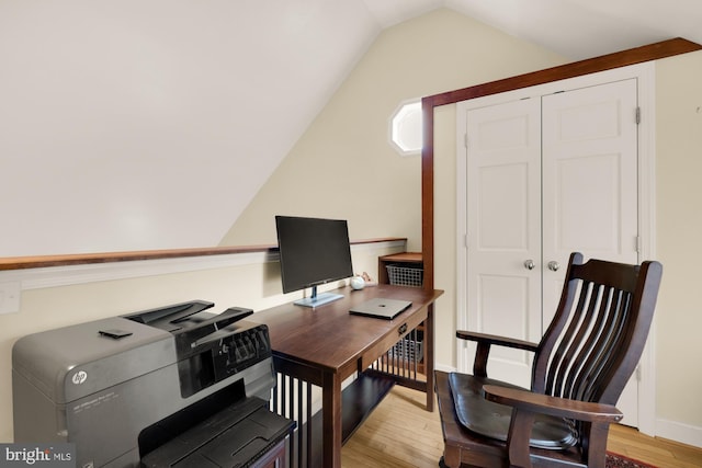 624 S Pitt St Unit 1/2, Alexandria, VA 22314 - office space featuring wood finished floors and vaulted ceiling