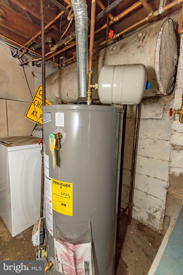 3116 Presstman St, Baltimore, MD 21216 - utilities with gas water heater and washer / dryer