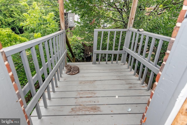 3116 Presstman St, Baltimore, MD 21216 - view of wooden terrace