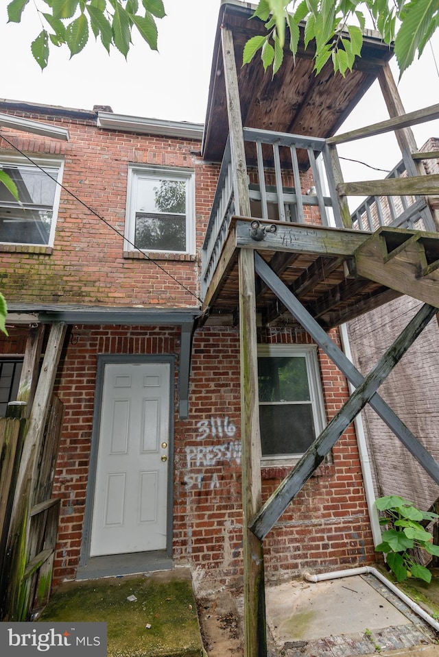 3116 Presstman St, Baltimore, MD 21216 - entrance to property featuring brick siding