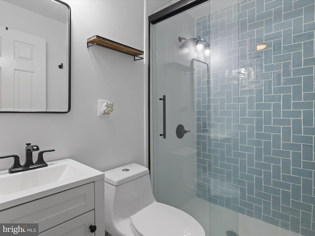 7313 Husky Ln, Springfield, VA 22151 - full bath with a stall shower and vanity