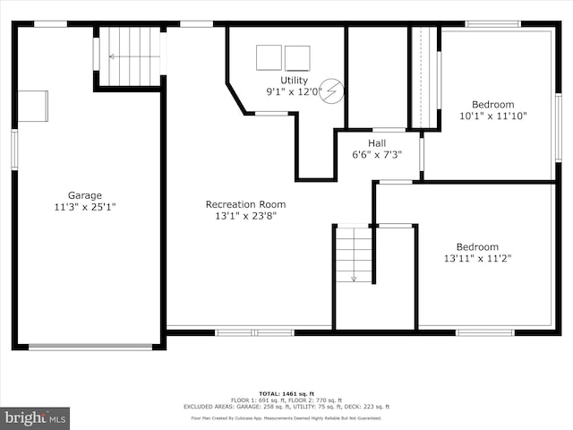 7313 Husky Ln, Springfield, VA 22151 - view of floor plan / room layout