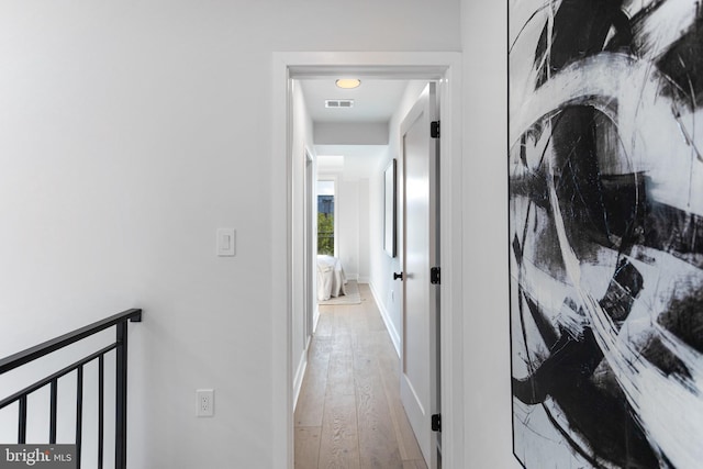 845 19th St NE Unit Ph-10, Washington, DC 20002 - hallway with hardwood / wood-style flooring and baseboards