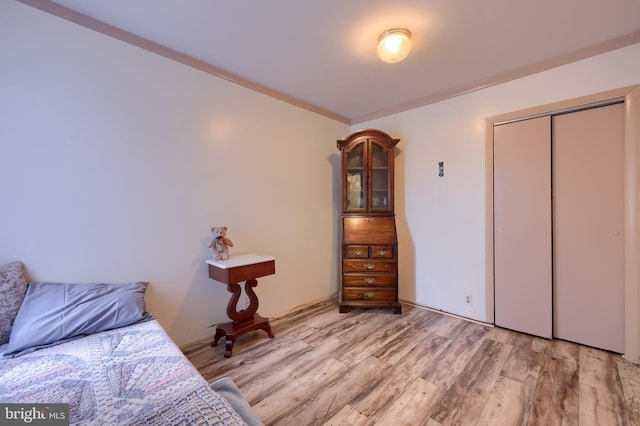 48 Ranck Ave, Lancaster, PA 17602 - bedroom with light wood finished floors and a closet