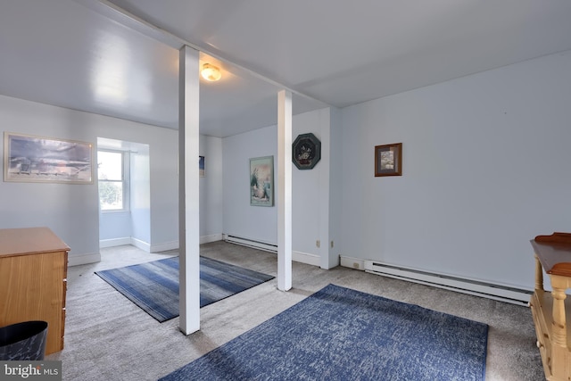 48 Ranck Ave, Lancaster, PA 17602 - carpeted entrance foyer featuring baseboard heating