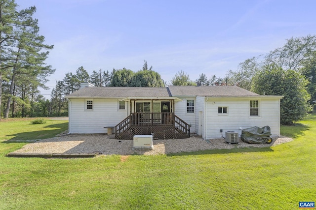 1562 Thomas Jefferson Pkwy, Charlottesville, VA 22901 - back of house featuring a lawn and a chimney
