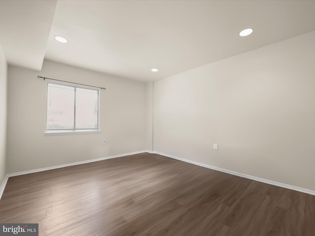 18615 Walkers Choice Rd # 2, Gaithersburg, MD 20886 - spare room with dark wood finished floors and recessed lighting