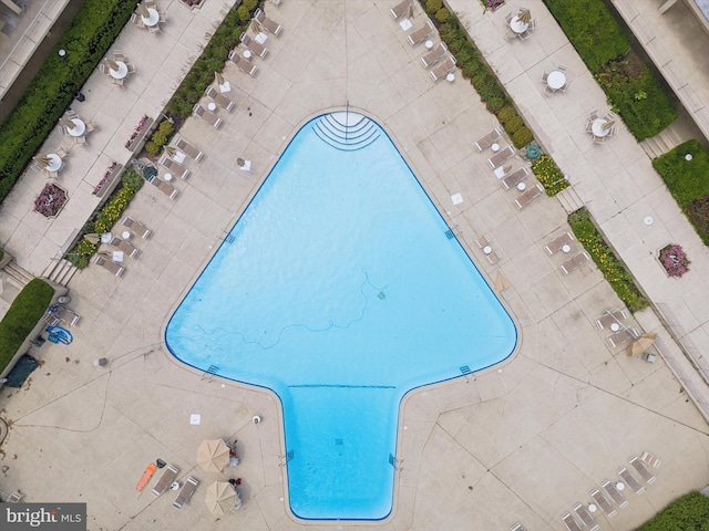 191 Presidential Blvd Unit R-605, Bala Cynwyd, PA 19004 - drone / aerial view of a pool