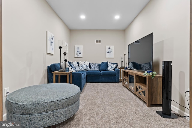 3404 Citation Dr, Harrisburg, PA 17112 - living area with carpet flooring and recessed lighting