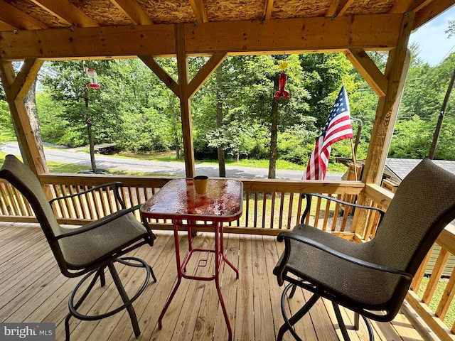 4677 Back Hollow Rd, Blain, PA 17006 - view of wooden terrace