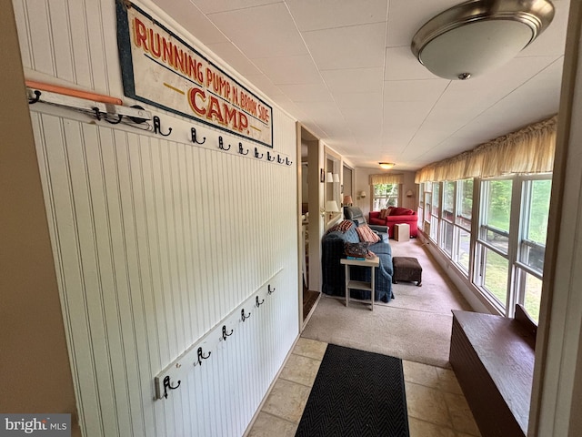 4677 Back Hollow Rd, Blain, PA 17006 - mudroom featuring light tile patterned floors and light colored carpet