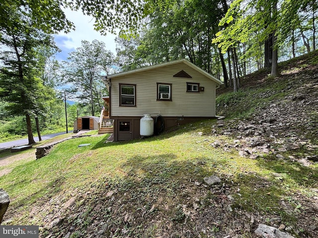 4677 Back Hollow Rd, Blain, PA 17006 - view of home's exterior with a yard