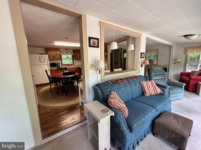 4677 Back Hollow Rd, Blain, PA 17006 - carpeted living room featuring cooling unit
