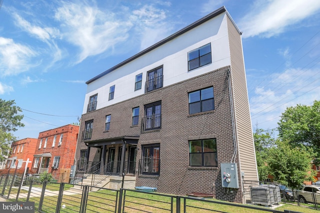 854 Xenia SE Unit 1, Washington, DC 20032 - view of property with a fenced front yard