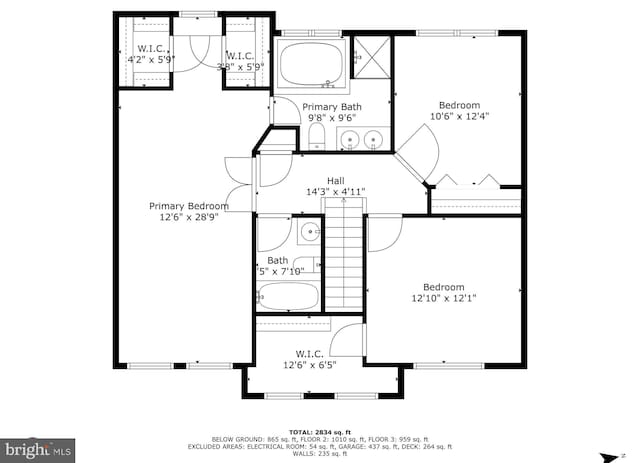 8910 Edison Ln, Clinton, MD 20735 - view of home floor plan