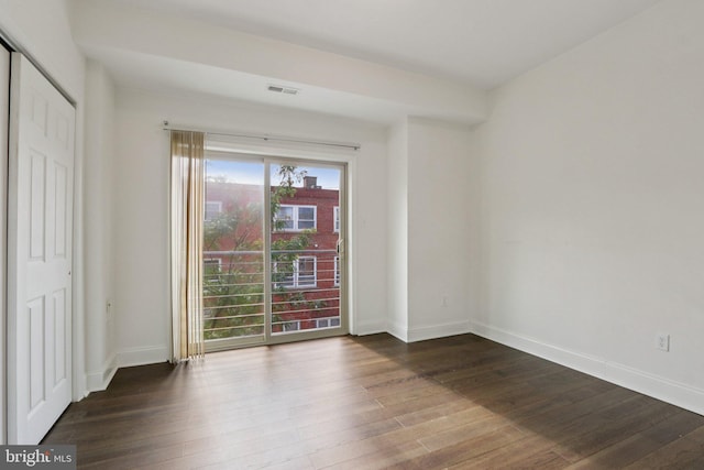 605 N 12th St Unit B, Philadelphia, PA 19123 - empty room with dark wood-style floors