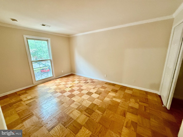 868 Quince Orchard Blvd Unit 202, Gaithersburg, MD 20878 - unfurnished room featuring crown molding