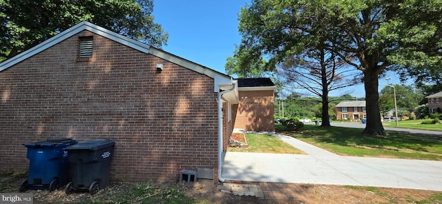 3478 Pence Ct, Annandale, VA 22003 - view of home's exterior featuring brick siding and a lawn