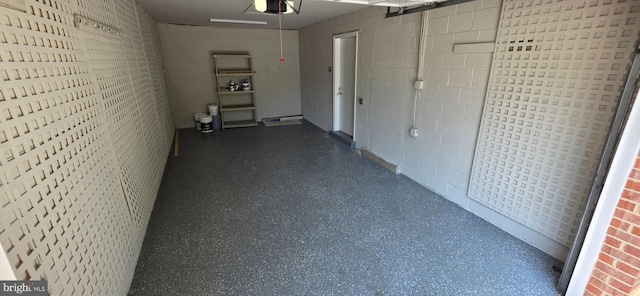 3478 Pence Ct, Annandale, VA 22003 - hallway featuring concrete block wall