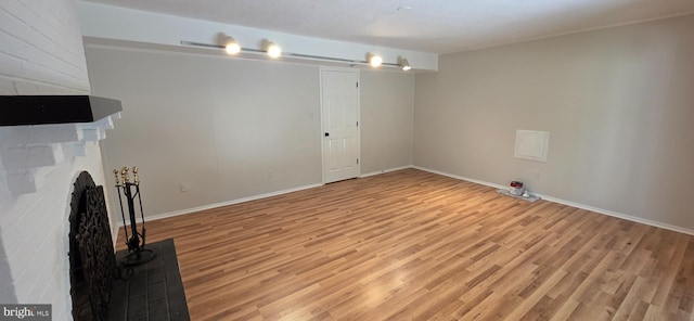 3478 Pence Ct, Annandale, VA 22003 - unfurnished living room with light wood-style flooring