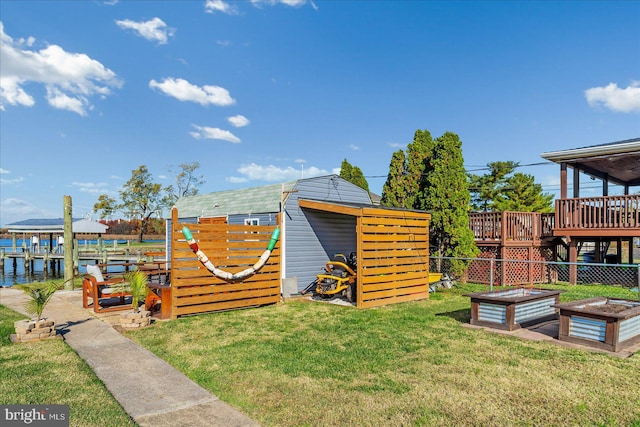 6934 River Drive Rd, Sparrows Point, MD 21219 - view of yard with an outbuilding