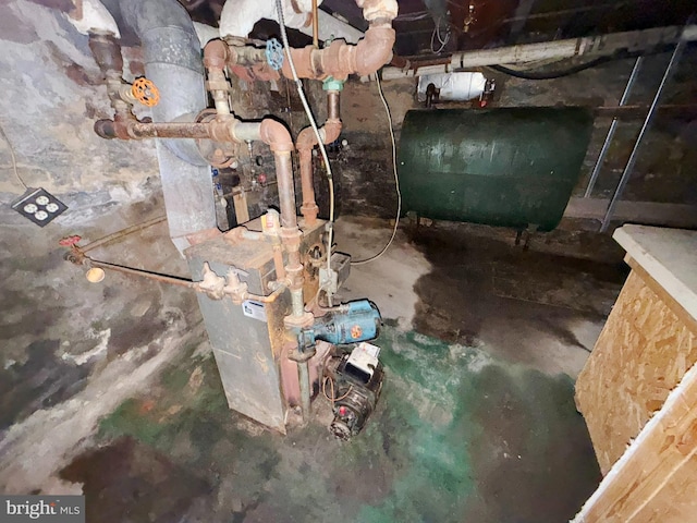 507 Market St, New Cumberland, PA 17070 - utility room with oil tank