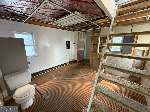 507 Market St, New Cumberland, PA 17070 - below grade area with electric panel