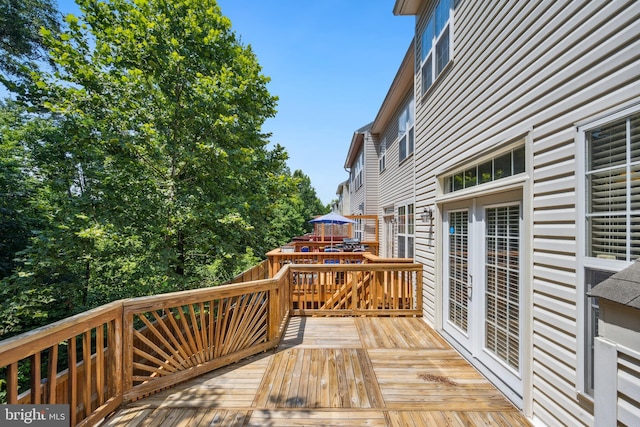 8562 Wyngate Manor Ct, Alexandria, VA 22309 - view of deck