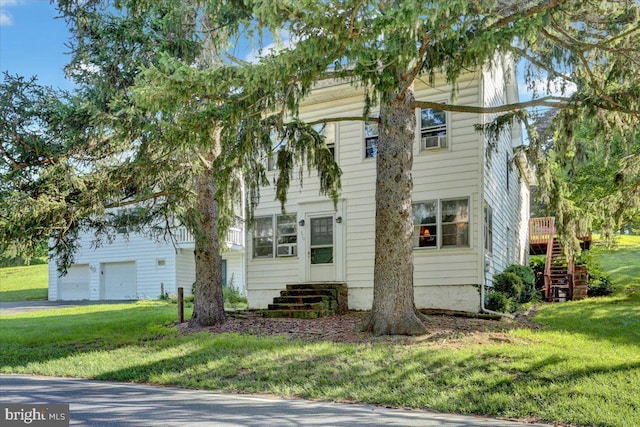 270 Gouglersville Rd, Reading, PA 19608 - view of front of property featuring a front lawn and stairway