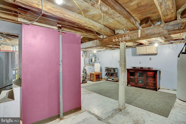270 Gouglersville Rd, Reading, PA 19608 - unfinished below grade area with water heater
