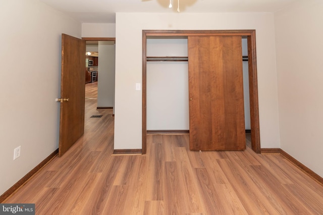 640 Bollinger Rd, Littlestown, PA 17340 - unfurnished bedroom with wood finished floors and a closet