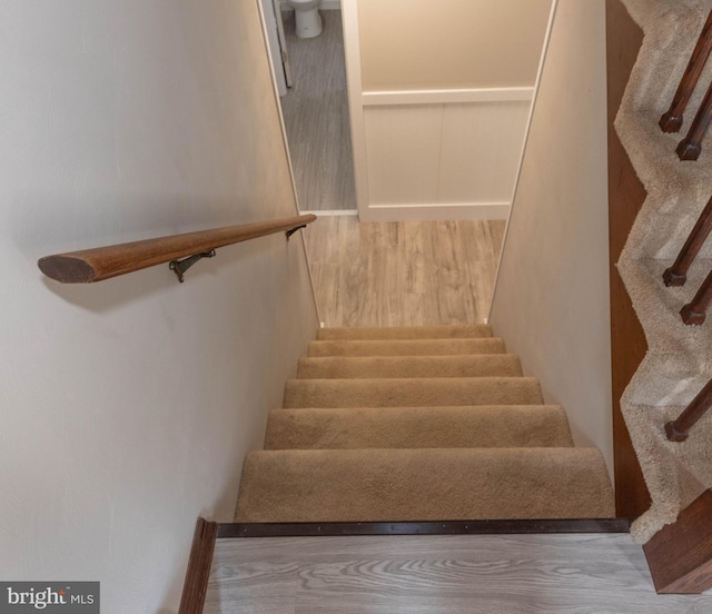 640 Bollinger Rd, Littlestown, PA 17340 - stairs featuring wood finished floors