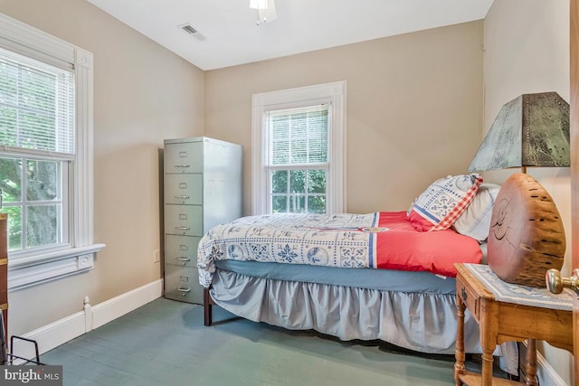 2090 Clearview Dr, Owings, MD 20736 - bedroom featuring baseboards and wood finished floors