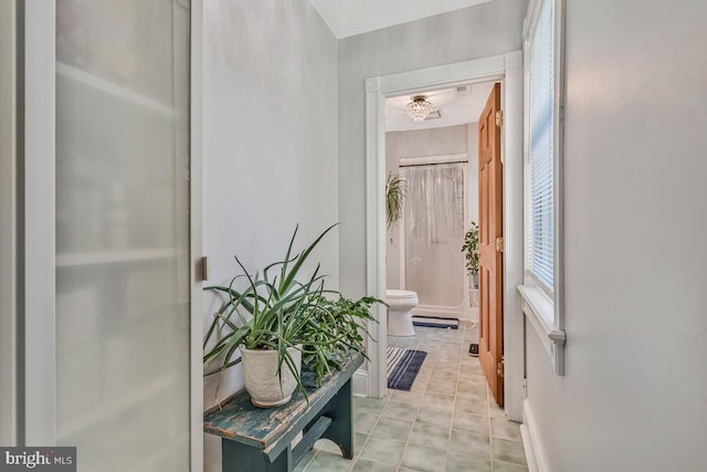 2090 Clearview Dr, Owings, MD 20736 - foyer entrance with light tile patterned flooring and baseboards
