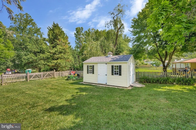 2090 Clearview Dr, Owings, MD 20736 - fenced backyard with a storage shed