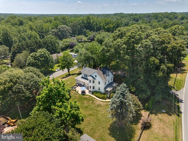 2090 Clearview Dr, Owings, MD 20736 - view from above of property with a forest